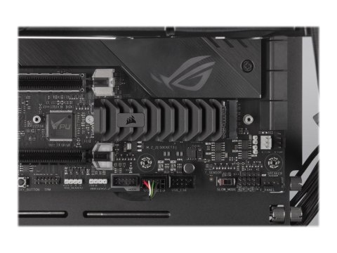 CORSAIR MP600 PRO XT - SSD - zaszyfrowany - 2 TB - wewnętrzny - M.2 2280 - PCIe 4.0 x4 (NVMe) - 256 bitów AES - radiator zintegr