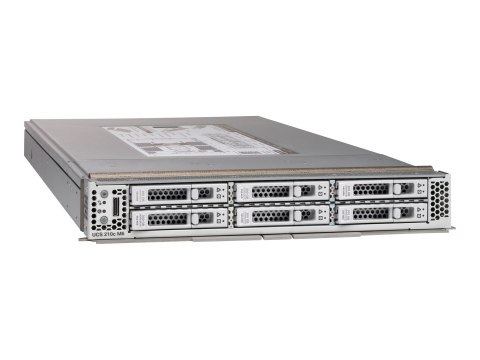Cisco UCS 210c M6 - Serwer - węzeł komputerowy bez CPU - RAM 0 GB - SATA/SAS/PCI Express - wymiana podczas pracy 2,5" liczba wnę
