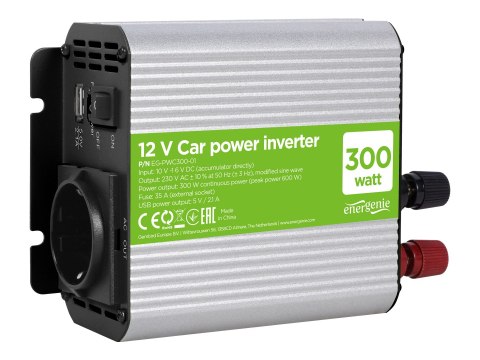 EnerGenie - Inwerter DC na AC - DC 10 - 16 V - 300 wat