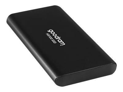 GOODRAM HX100 - SSD - 1024 GB - zewnętrzny (przenośne) - M.2 2242 - USB 3.2 Gen 2 (USB-C złącze) - czarny