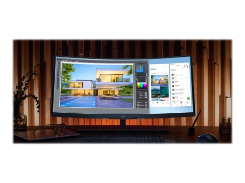 Huawei MateView GT - Standard Edition - monitor LCD - zaokrąglony - 34" - 3440 x 1440 WQHD @ 165 Hz - VA - 350 cd/m² - 2xHDMI, D