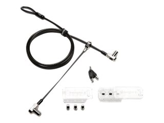 Kensington Universal 3-in-1 Keyed Cable Lock - Twin Lockheads - Linka blokady - 1.8 m