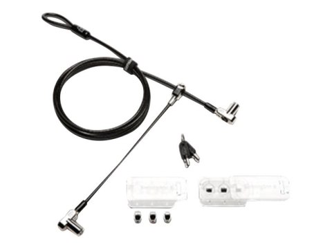 Kensington Universal 3-in-1 Keyed Cable Lock - Twin Lockheads - Linka blokady - 1.8 m