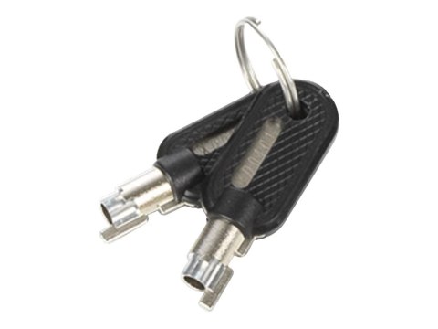 Kensington Universal 3-in-1 Keyed Cable Lock - Twin Lockheads - Linka blokady - 1.8 m