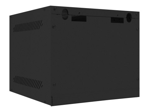 Lanberg - Stojak szafa - do montażu na ścianie - czarny, RAL 9004 - 6U - 10"