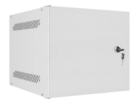 Lanberg - Stojak szafa - do montażu na ścianie - szary, RAL 7035 - 4U - 10"