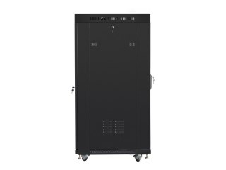 Lanberg - Stojak szafa - z 4 wentylatory chłodzące, wyświetlacz - czarny, RAL 9004 - 27U - 19"