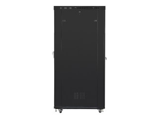 Lanberg - Stojak szafa - z wyświetlacz, 4 wentylatory chłodzące - czarny, RAL 9004 - 42U - 19"