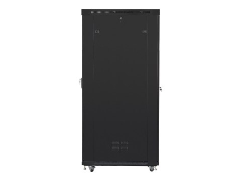 Lanberg - Stojak szafa - z wyświetlacz, 4 wentylatory chłodzące - czarny, RAL 9004 - 42U - 19"