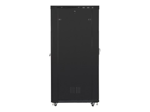 Lanberg - Stojak szafa - z wyświetlacz, 4 wentylatory chłodzące - czarny, RAL 9004 - 42U - 19"