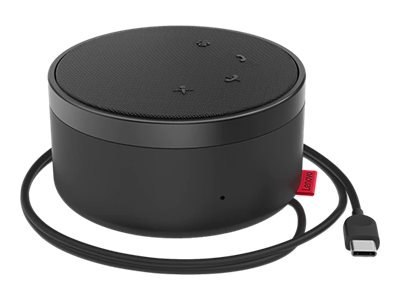 Lenovo Go - Głośnik zestawu głośnomówiącego - przewodowa - USB-C - czarny grom, gradowo-szary - Certyfikat Microsoft Teams