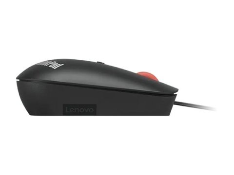 Lenovo ThinkPad Compact - Mysz - prawo i leworęczna - optyczna - 4 przyciski - przewodowa - USB, USB-C - kruczo-czarny - OEM - d