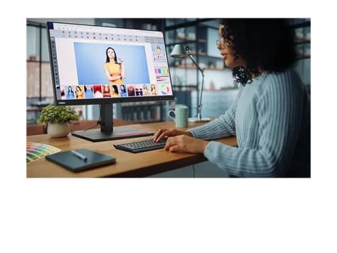 Lenovo ThinkVision P27u-20 - Monitor LED - 27" - 3840 x 2160 4K @ 60 Hz - IPS - 450 cd/m² - 1000:1 - 4 ms - Thunderbolt 4, 2xHDM