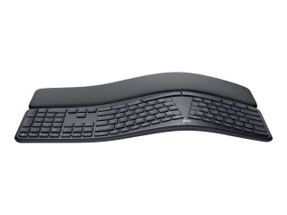Logitech Ergo Series ERGO K860 for Business - Klawiatura - full size - bezprzewodowa - 2.4 GHz, Bluetooth 5.0 LE - QWERTY - Międ