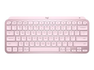 Logitech MX Keys Mini - Klawiatura - podświetlenie - bezprzewodowa - Bluetooth - QWERTY - US - różowy