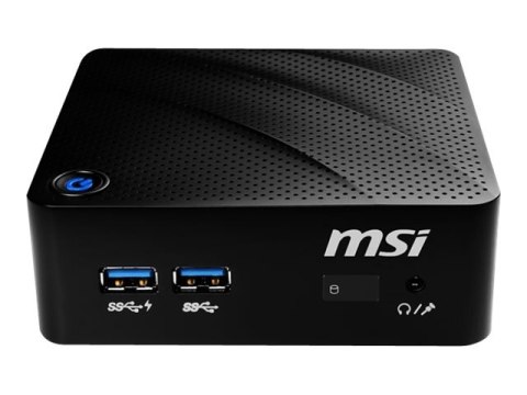 MSI Cubi N JSL 001BEU - Komputer barebone - mini PC 1 x Pentium Silver N6000 / do 3.3 GHz - RAM 0 GB - UHD Graphics - czarny