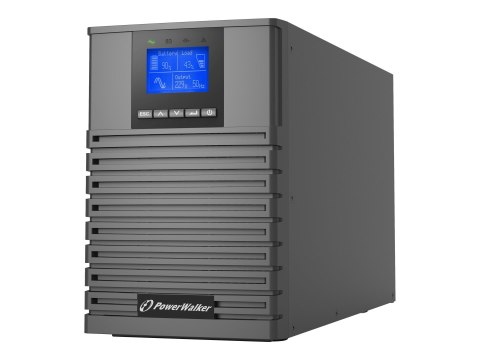 PowerWalker VFI 1500 ICT IoT - UPS - 1500 wat - 1500 VA - 9 Ah - RS-232, USB, Ethernet - złącza wyjściowe: 4