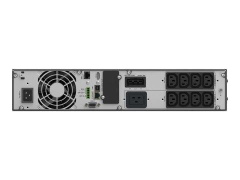 PowerWalker VFI 3000 ICR IoT - UPS (montowany w szafie rack / zewnętrzny) - 3000 wat - 3000 VA - 9 Ah - RS-232, USB, Ethernet - 