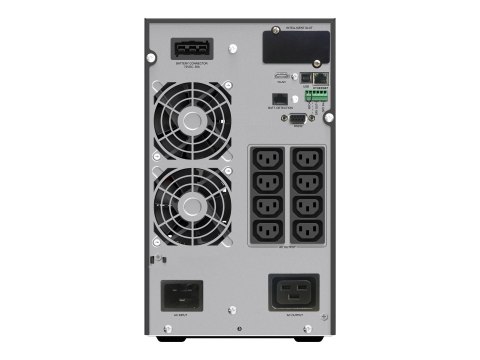 PowerWalker VFI 3000 ICT IoT - UPS - 3000 wat - 3000 VA - 9 Ah - RS-232, USB, Ethernet - złącza wyjściowe: 9
