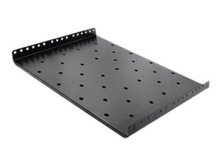 Qoltec - Półka montowana w obudowie - czarny - 19"