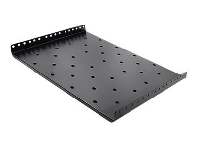 Qoltec - Półka montowana w obudowie - czarny - 19"