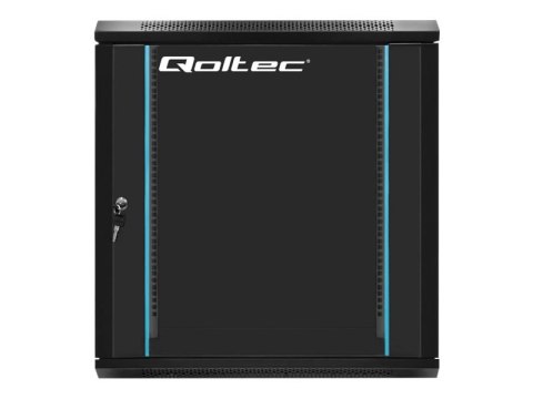 Qoltec - Stojak szafa - czarny - 12U - 19"