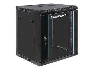 Qoltec - Stojak szafa - czarny - 12U - 19"