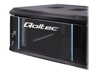 Qoltec - Stojak szafa - czarny - 4U - 19"