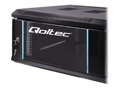 Qoltec - Stojak szafa - czarny - 4U - 19"