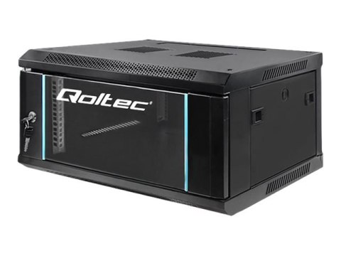 Qoltec - Stojak szafa - czarny - 4U - 19"