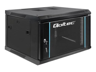 Qoltec - Stojak szafa - czarny - 6U - 19"
