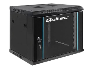 Qoltec - Stojak szafa - czarny - 9U - 19"