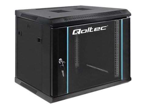 Qoltec - Stojak szafa - czarny - 9U - 19"