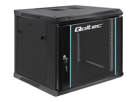 Qoltec - Stojak szafa - czarny - 9U - 19"