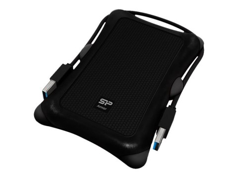 SILICON POWER Armor A30 - Dysk twardy - 2 TB - zewnętrzny (przenośne) - 2,5" - USB 3.2 Gen 1 - czarny