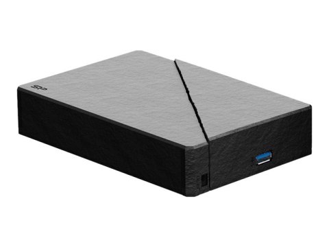 SILICON POWER Stream S07 - Dysk twardy - 6 TB - zewnętrzny (komputer stacjonarny) - USB 3.1 Gen 1 - 256 bitów AES - czarny