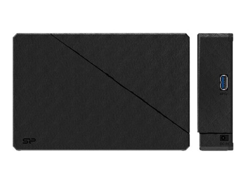 SILICON POWER Stream S07 - Dysk twardy - 8 TB - zewnętrzny (komputer stacjonarny) - USB 3.1 Gen 1 - 256 bitów AES - czarny
