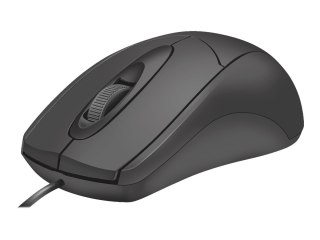Trust Ziva - Mysz - prawo i leworęczna - optyczna - 3 przyciski - przewodowa - USB