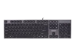 A4Tech KV-300H - Klawiatura - USB - QWERTY - US - szary, czarny