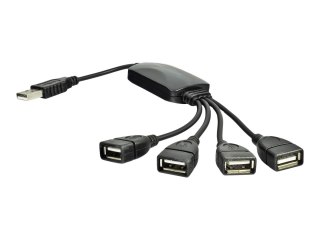 Akyga AK-AD-13 - Koncentrator - 4 x USB 2.0 - stacjonarny