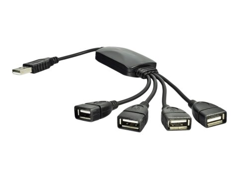 Akyga AK-AD-13 - Koncentrator - 4 x USB 2.0 - stacjonarny
