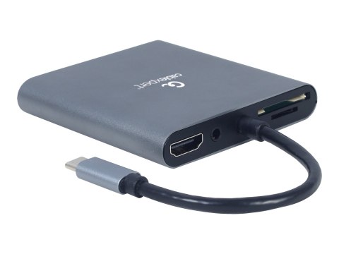 Cablexpert A-CM-COMBO6-01 - Stacja dokująca - USB-C 3.1 - HDMI, VGA