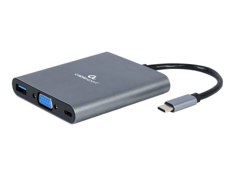 Cablexpert A-CM-COMBO6-01 - Stacja dokująca - USB-C 3.1 - HDMI, VGA