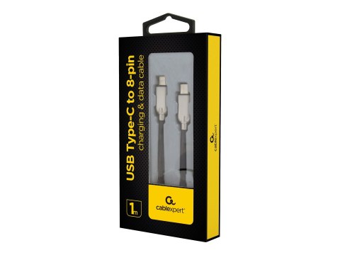 Cablexpert - Kabel Lightning - USB-C męski do Lightning męski - 1 m - czarny