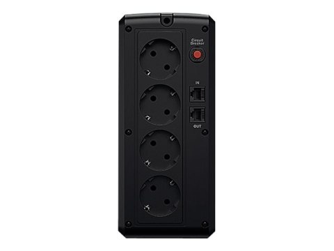 CyberPower UT Series UT1050EG - UPS - AC 230 V - 630 wat - 1050 VA - 1 faza - USB - złącza wyjściowe: 4 - czarny