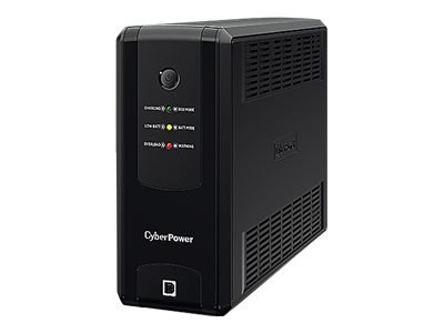 CyberPower UT Series UT1050EG - UPS - AC 230 V - 630 wat - 1050 VA - 1 faza - USB - złącza wyjściowe: 4 - czarny