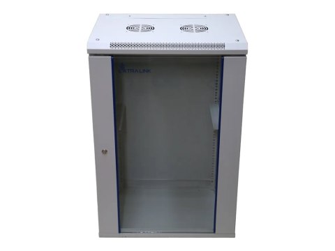 Extralink - Stojak szafa - do montażu na ścianie - szary - 15U - 19"