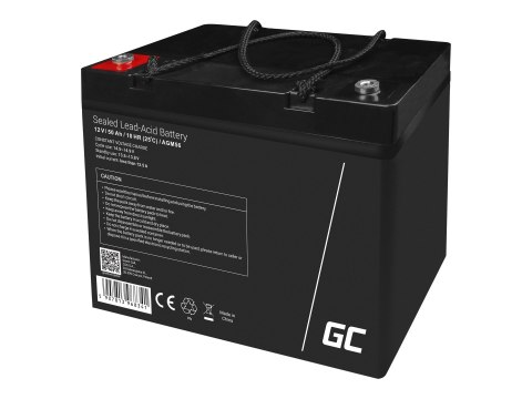 Green Cell AGM - Bateria - kwasowo-ołowiowy - 50 Ah - czarny