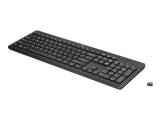 HP 230 - Klawiatura - bezprzewodowa - 2.4 GHz - QWERTY - angielski - czarny - dla OMEN by HP Laptop 16; Victus by HP Laptop 16; 