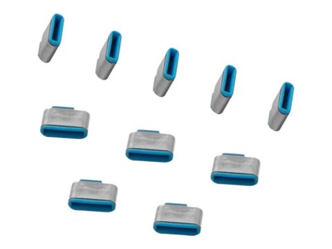 LogiLink - Bloker portu USB-C - niebieski (pakiet 10)